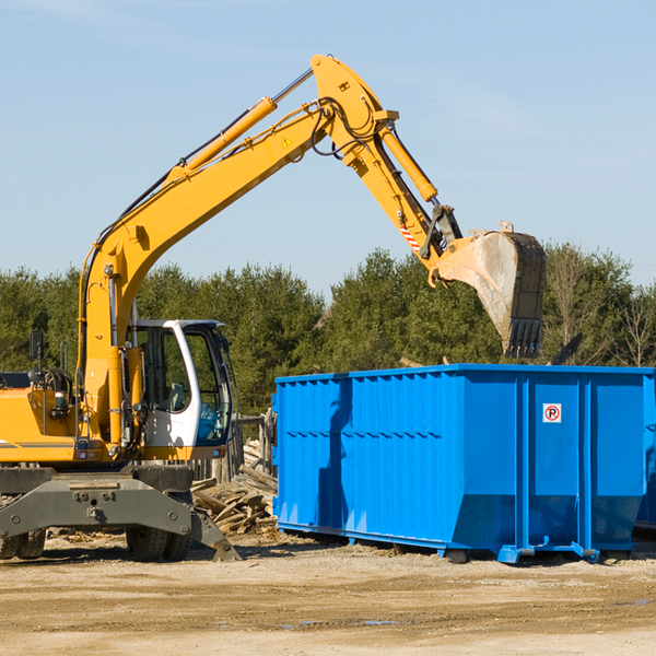 what size residential dumpster rentals are available in Oscar Oklahoma